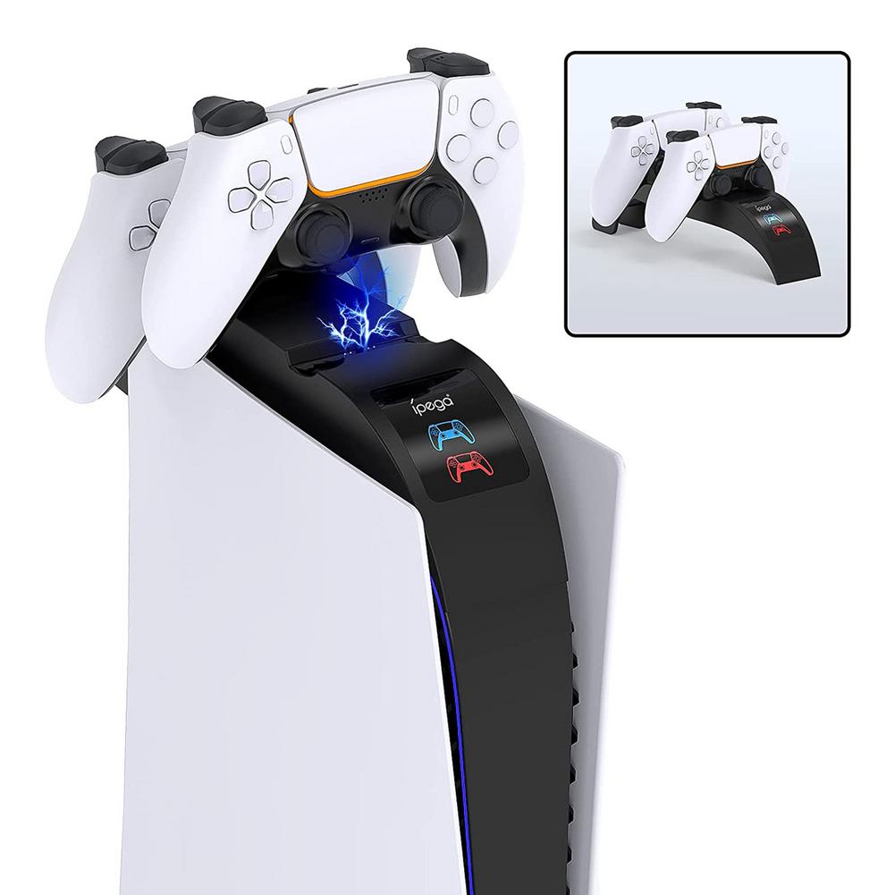IPEGA PG-5016 Dual Controller Fast Charging Dock Stand Handheld Game Handle USB Charging Station Base with Indicator Light for PS5 Controller IPEGA PG-5016 Dual Controller Fast Charging Dock Stand Handheld Game Handle USB Charging Station Base with Indicator Light for PS5 Controller